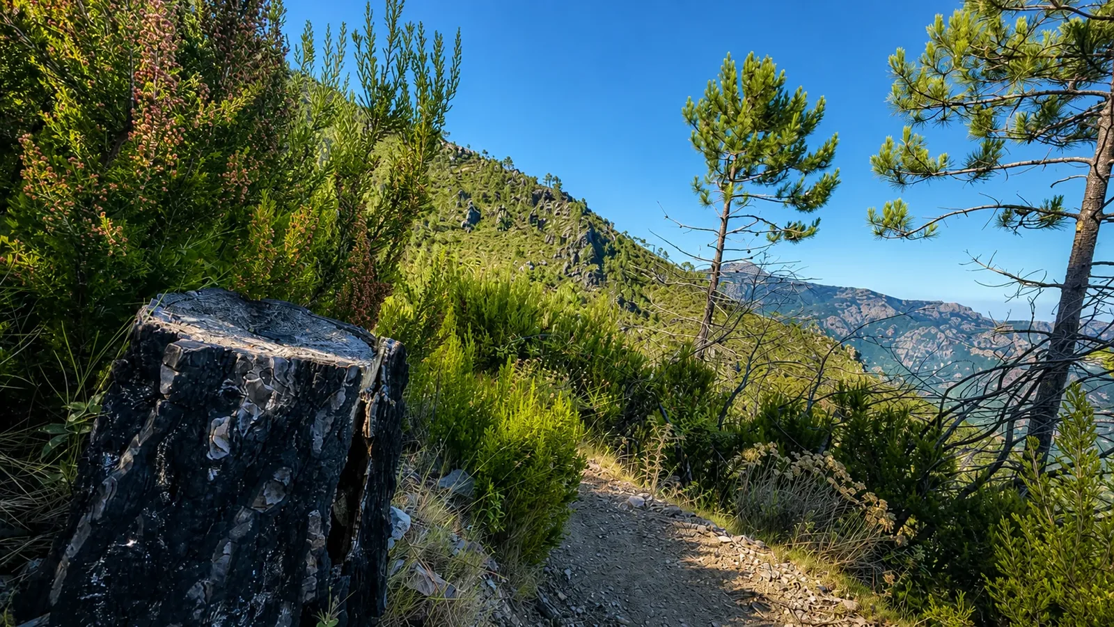 Trail through the Corsican maquis · Day 1