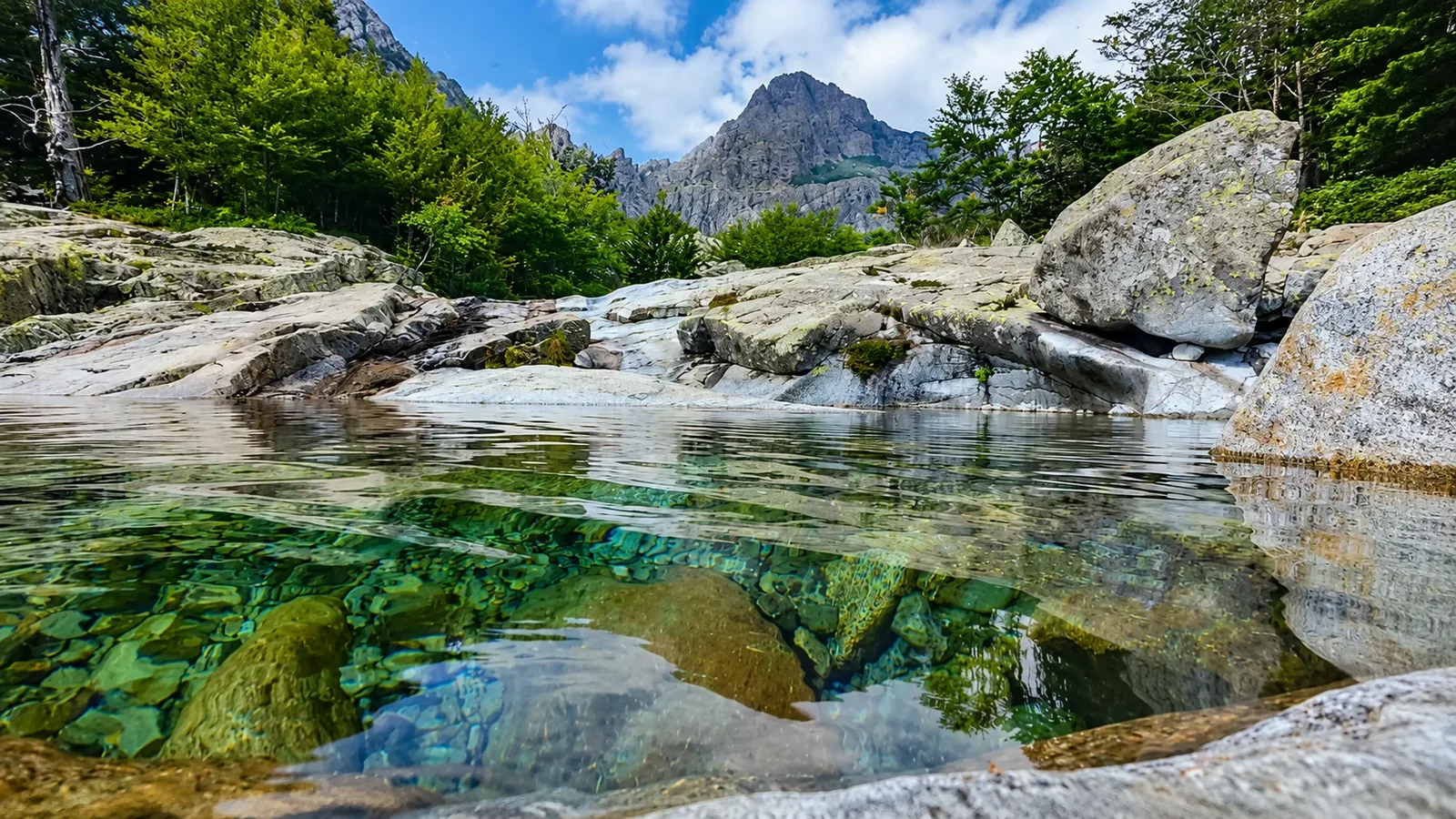 Pool at the Cascade des Anglais · Day 7
