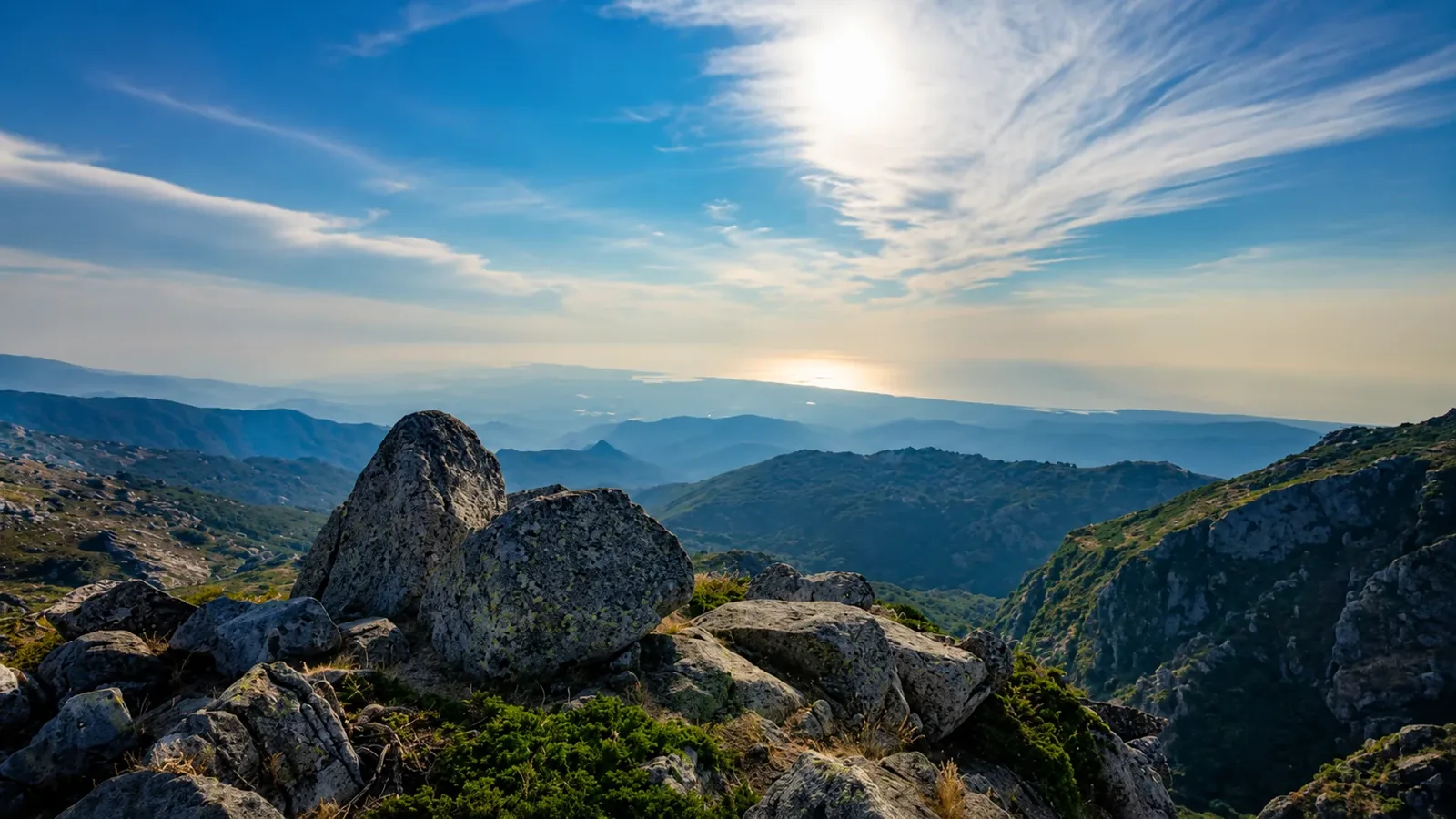 First view of the sea from the bocca · Day 9